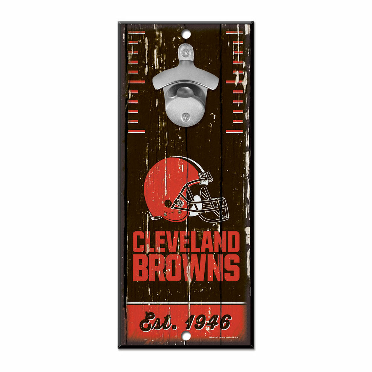 Cleveland Browns 5" x 11" Bottle Opener Wood Sign by Wincraft