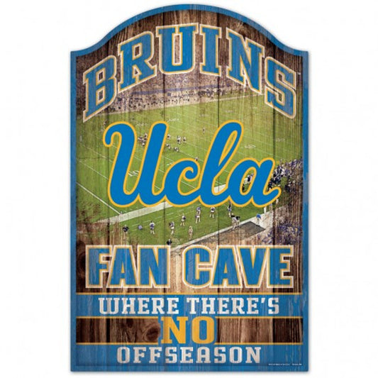 UCLA Bruins 11" x 17" Fan Cave Wood Sign by Wincraft