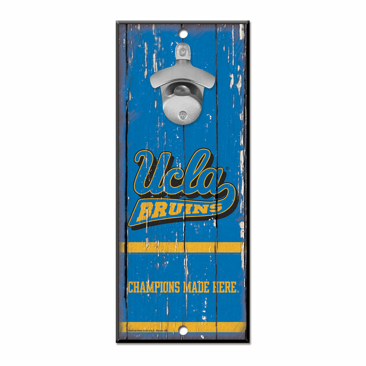 UCLA Bruins 5" x 11" Bottle Opener Wood Sign by Wincraft