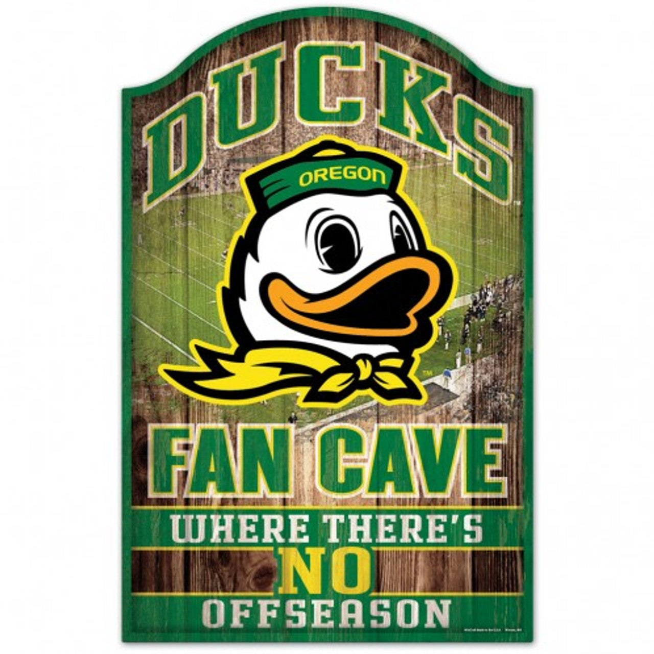 Oregon Ducks 11" x 17" Fan Cave Wood Sign by Wincraft