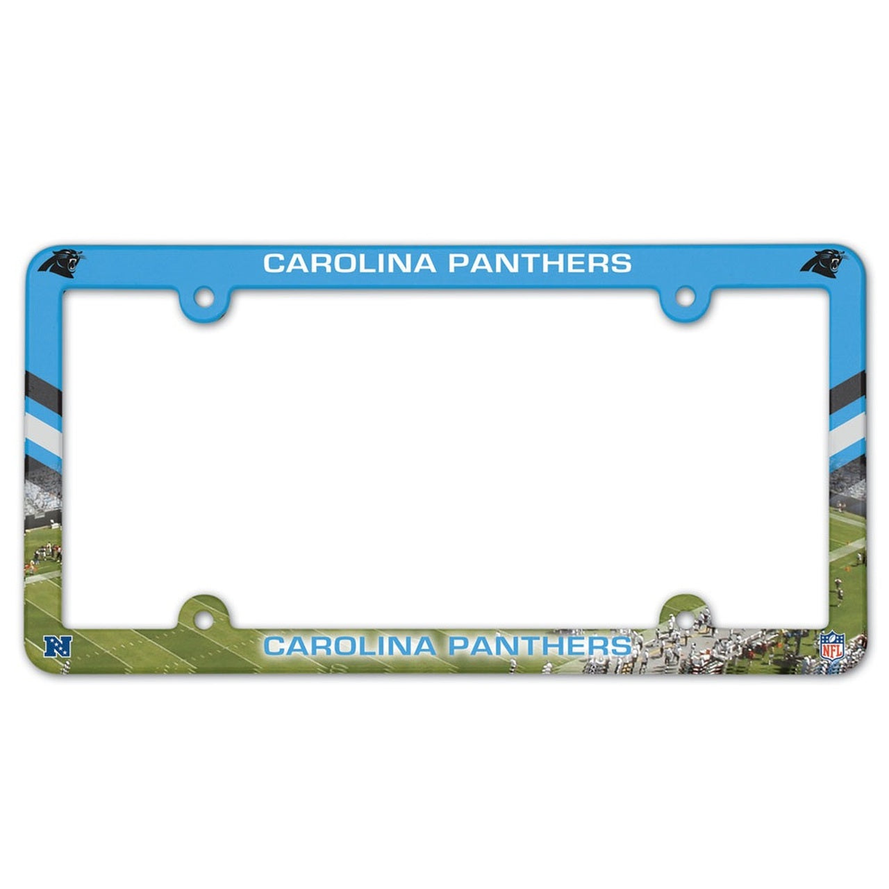 Carolina Panthers Full Color Plastic License Plate Frame by Wincraft