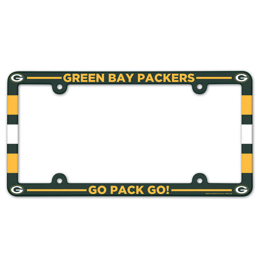 Green Bay Packers Full Color Plastic License Plate Frame by Wincraft