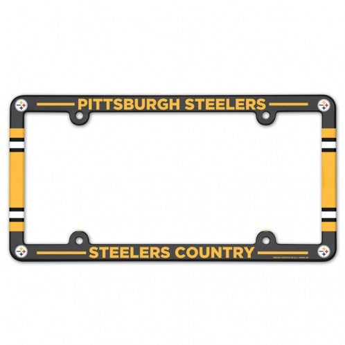 Pittsburgh Steelers Full Color Plastic License Plate Frame by Wincraft