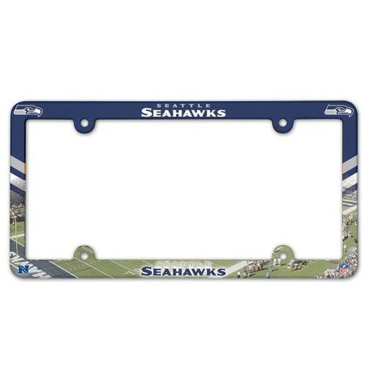 Seattle Seahawks Full Color Plastic License Plate Frame by Wincraft