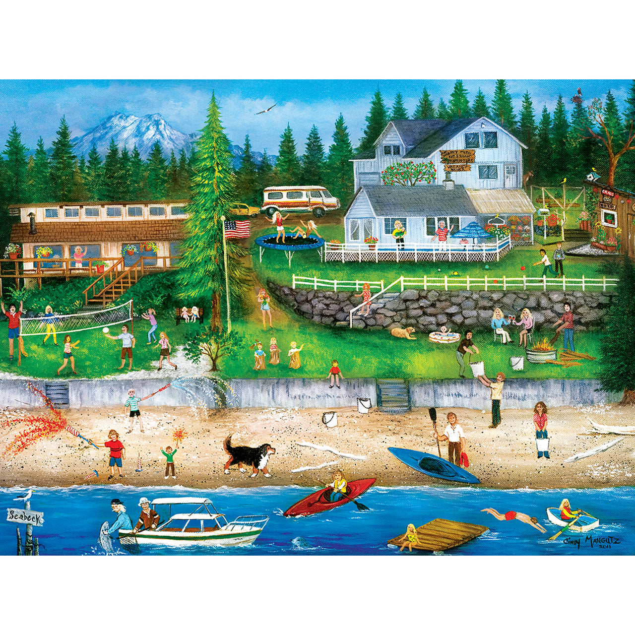 Homegrown - 4th of July at Seabeck 750 Piece Jigsaw Puzzle by Masterpieces