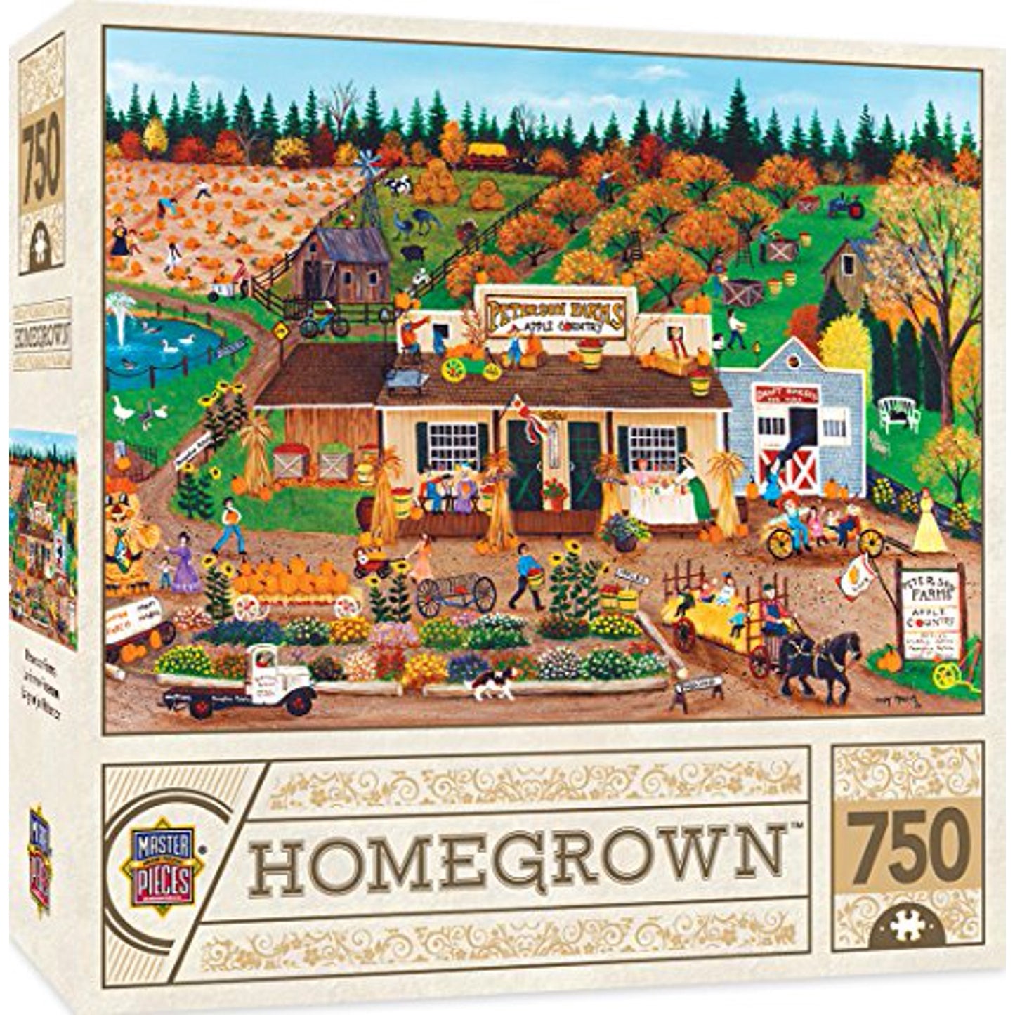 Homegrown Peterson Farm 750 Piece Jigsaw Puzzle by MasterPieces