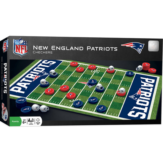 New England Patriots Checkers Board Game by Masterpieces