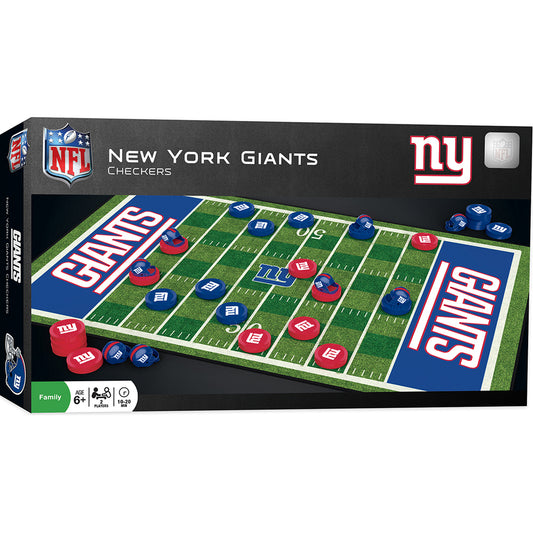 New York Giants Checkers Board Game by Masterpieces