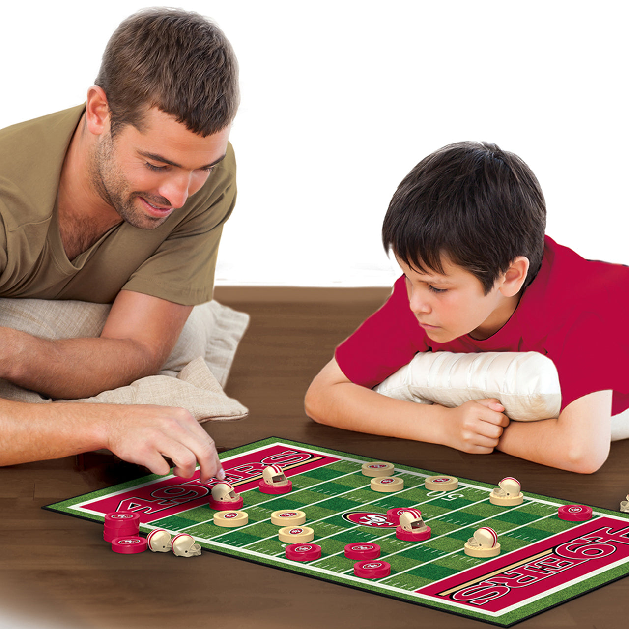 San Francisco 49ers Checkers Board Game by Masterpieces