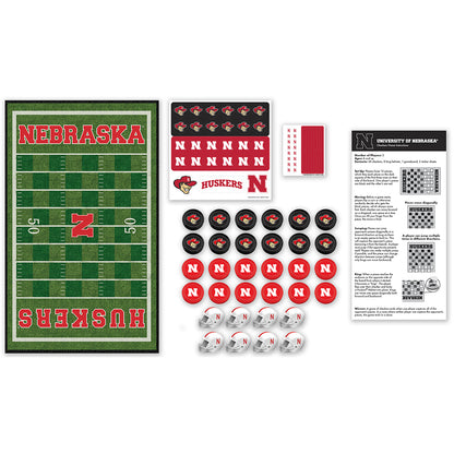 Nebraska Cornhuskers Checkers Board Game by Masterpieces