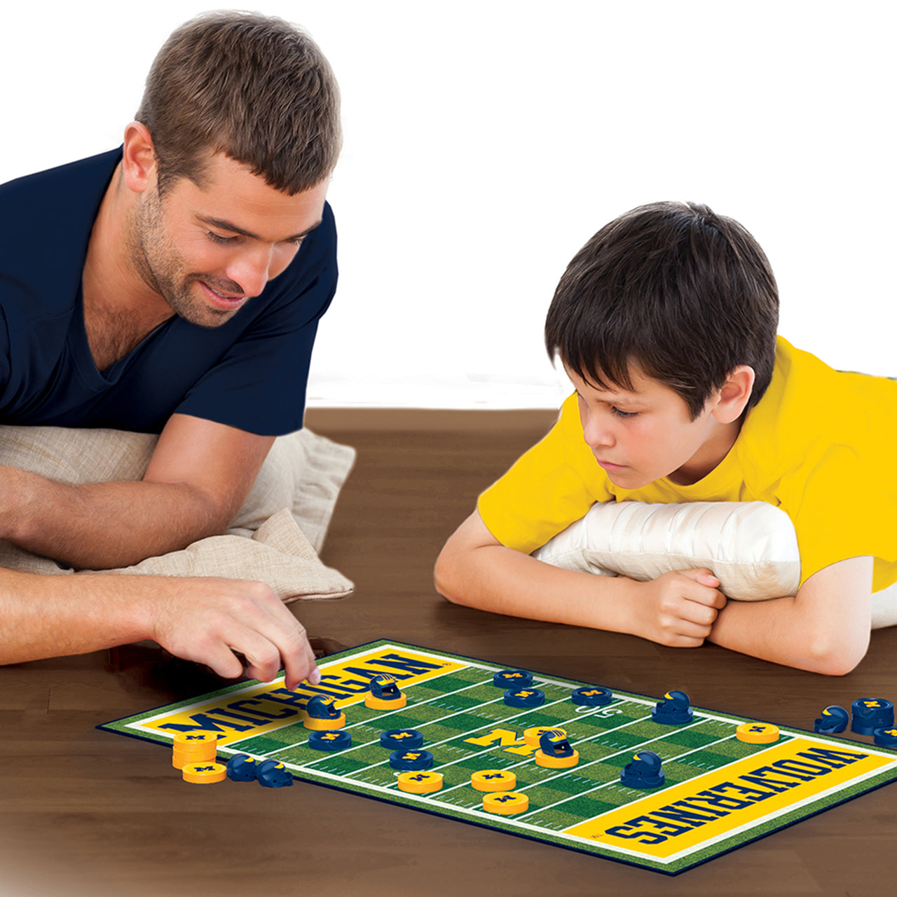 Michigan Wolverines Checkers Board Game by Masterpieces