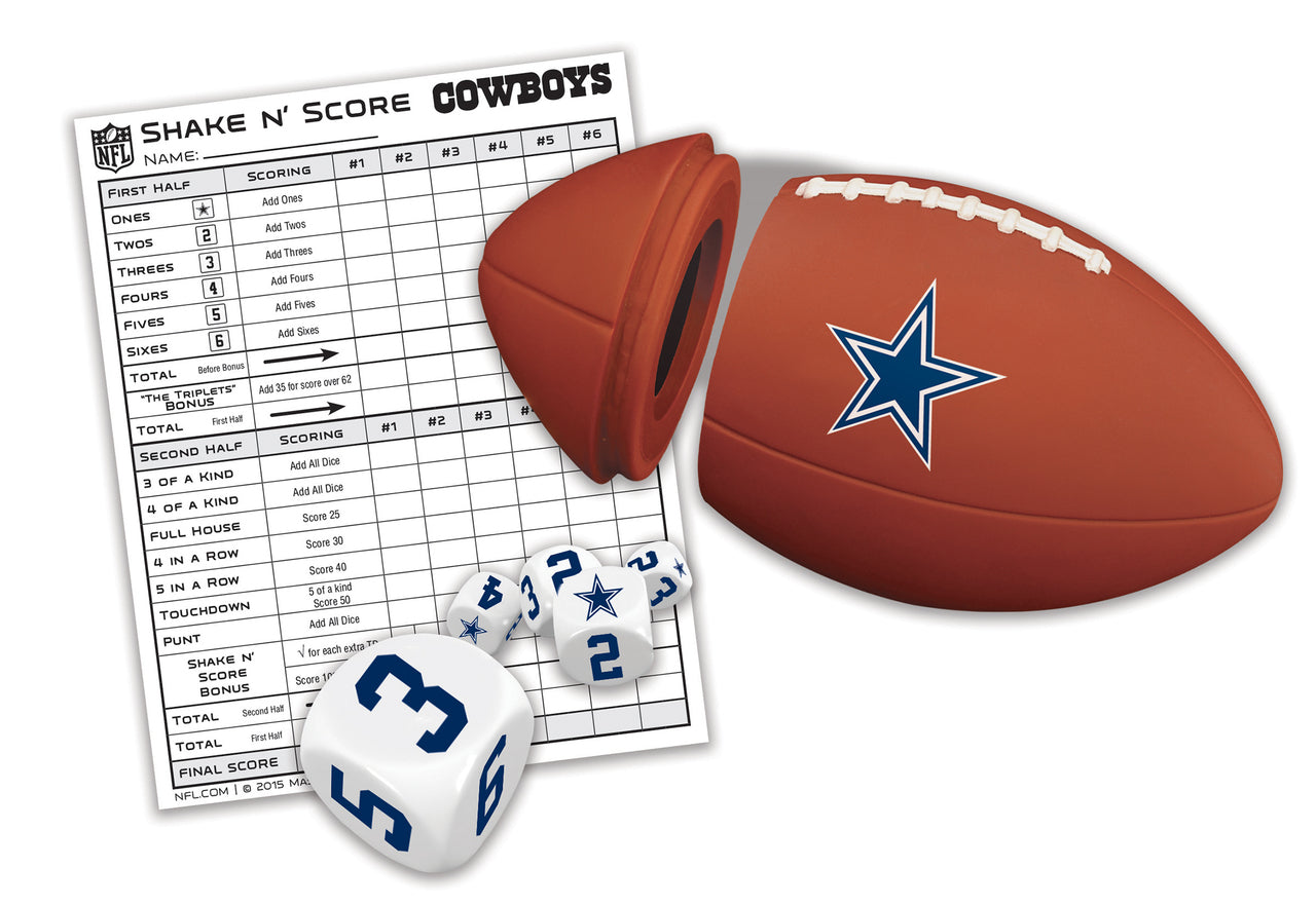Dallas Cowboys Shake n Score Dice Game by MasterPieces