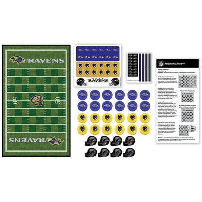 Baltimore Ravens Checkers Board Game by Masterpieces