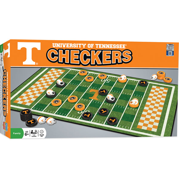 Tennessee Volunteers Checkers Board Game by Masterpieces