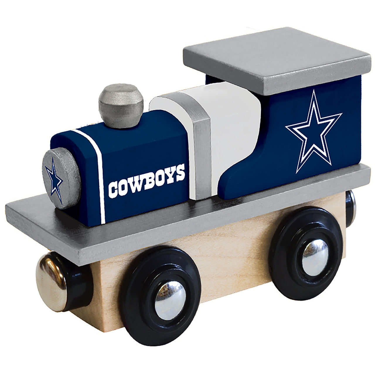 Dallas Cowboys Wooden Toy Train Engine by Masterpieces