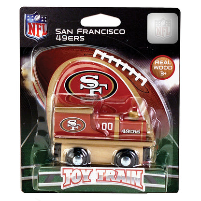 San Francisco 49ers Wooden Toy Train Engine by Masterpieces