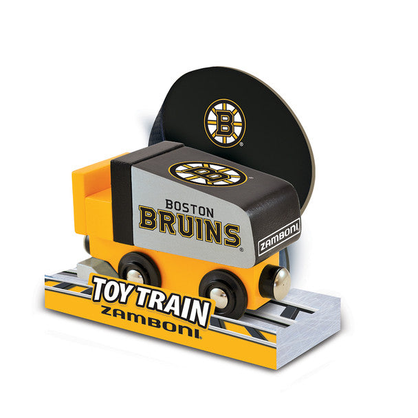Boston Bruins Wooden Toy Zamboni Train Engine by Masterpieces