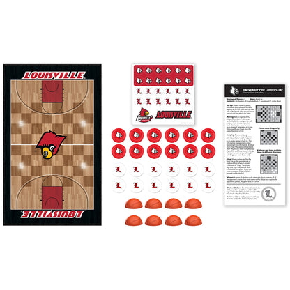 Louisville Cardinals Checkers Board Game by Masterpieces