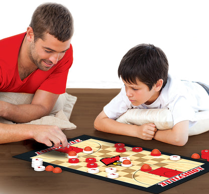 Louisville Cardinals Checkers Board Game by Masterpieces