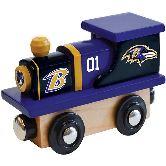 Baltimore Ravens Wooden Toy Train Engine by Masterpieces