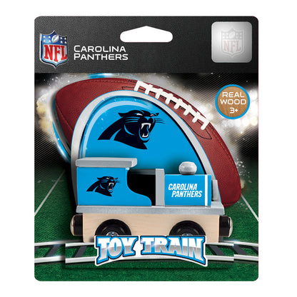 Carolina Panthers Wooden Toy Train Engine by Masterpieces