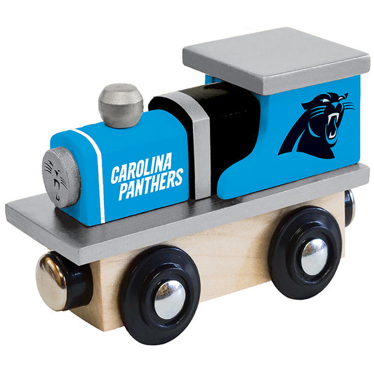 Carolina Panthers Wooden Toy Train Engine by Masterpieces