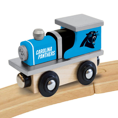 Carolina Panthers Wooden Toy Train Engine by Masterpieces