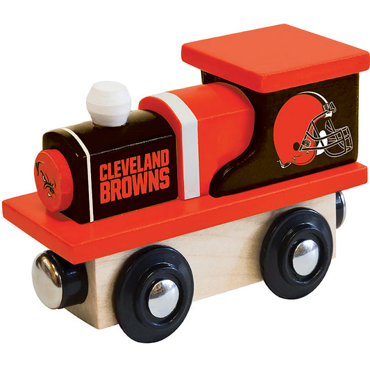 Cleveland Browns Wooden Toy Train Engine by Masterpieces