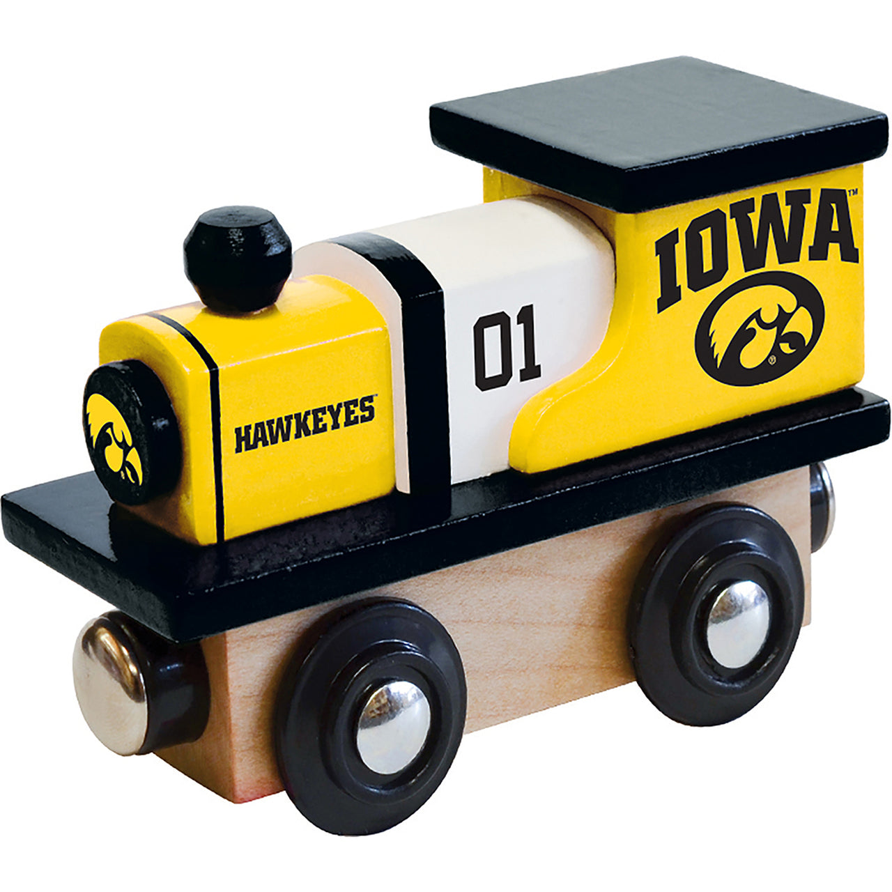 Iowa Hawkeyes Wooden Toy Train Engine by Masterpieces