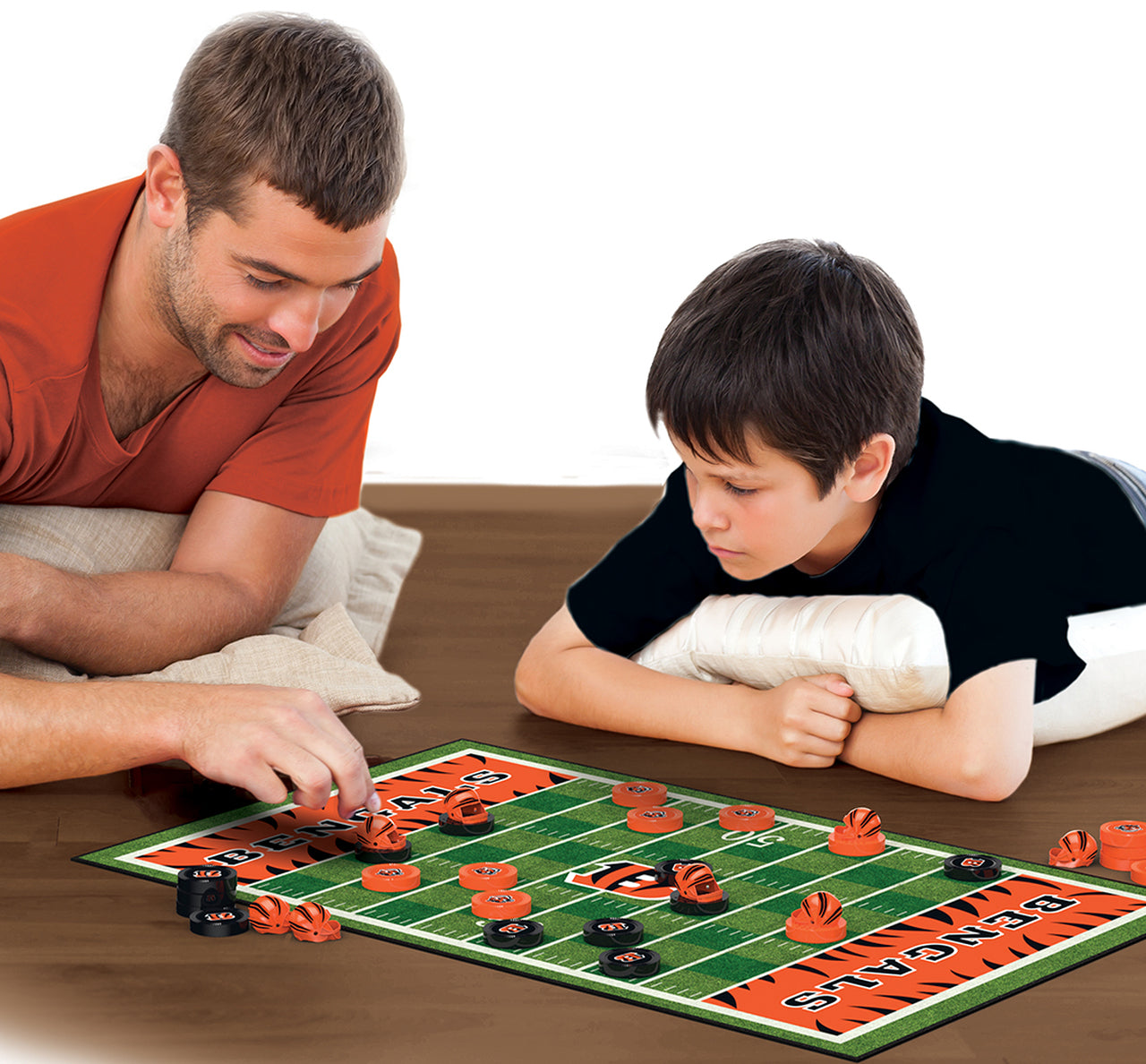 Cincinnati Bengals Checkers Board Game by Masterpieces