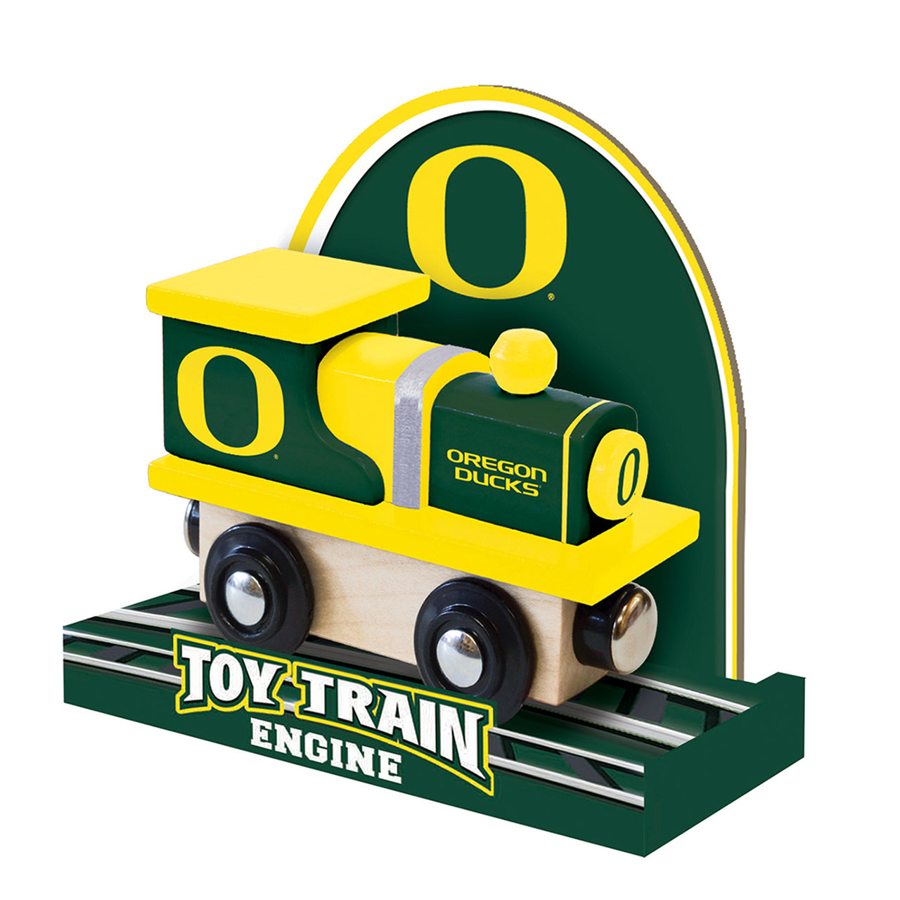 Oregon Ducks Wooden Toy Train Engine by Masterpieces