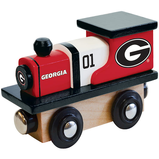 Georgia Bulldogs Wooden Toy Train Engine by Masterpieces