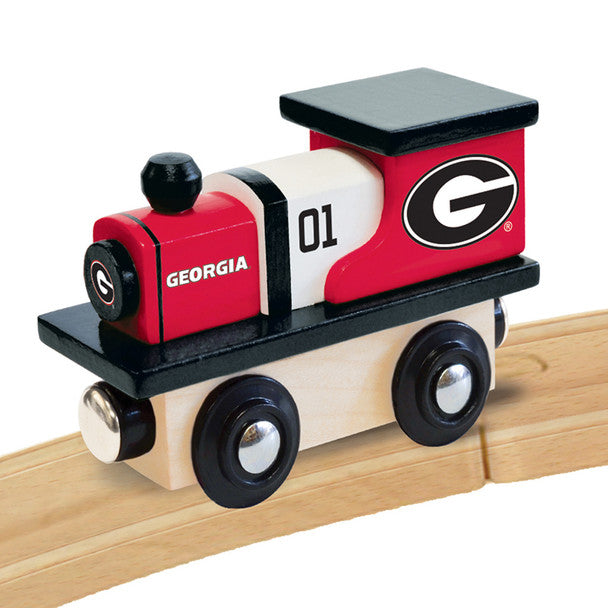 Georgia Bulldogs Wooden Toy Train Engine by Masterpieces