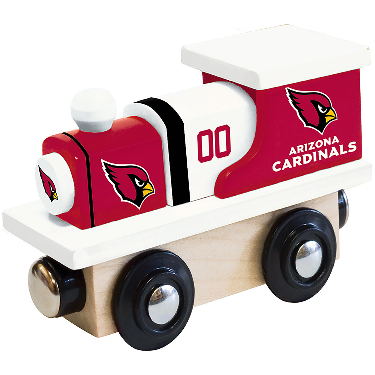 Arizona Cardinals Wooden Toy Train Engine by Masterpieces