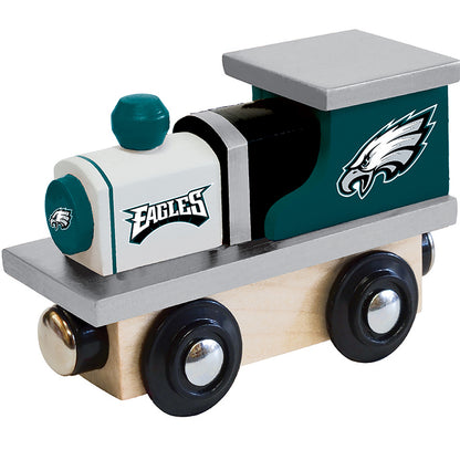 Philadelphia Eagles Wooden Toy Train Engine by Masterpieces