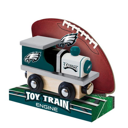 Philadelphia Eagles Wooden Toy Train Engine by Masterpieces