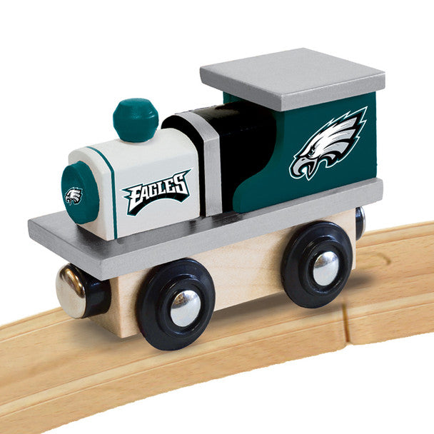 Philadelphia Eagles Wooden Toy Train Engine by Masterpieces
