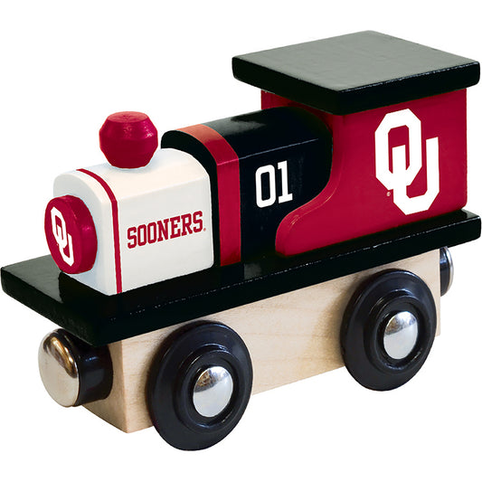 Oklahoma Sooners Wooden Toy Train Engine by Masterpieces