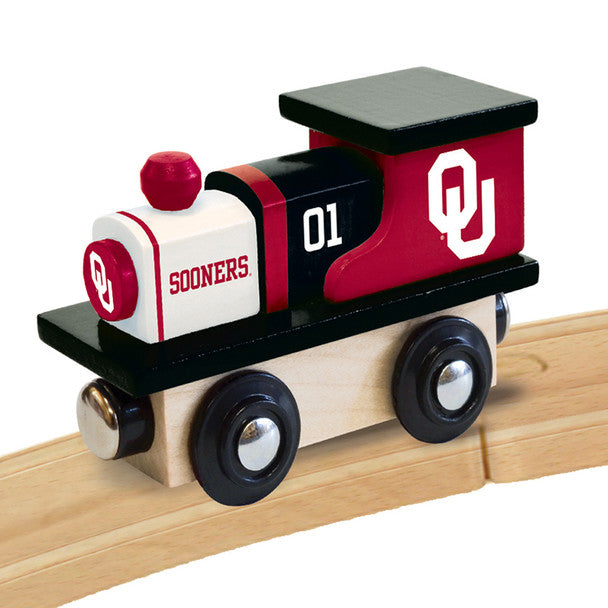 Oklahoma Sooners Wooden Toy Train Engine by Masterpieces