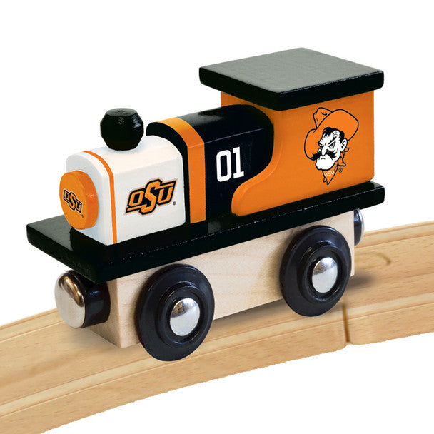 Oklahoma State Cowboys Wooden Toy Train Engine by Masterpieces