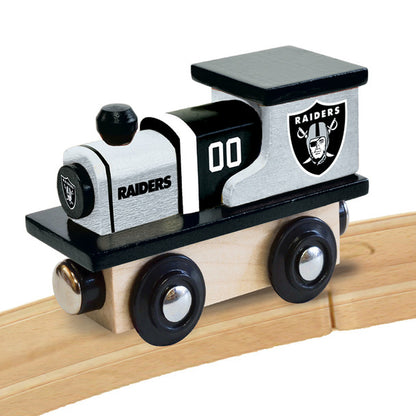 Las Vegas Raiders Wooden Toy Train Engine by Masterpieces