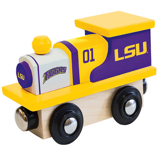 LSU Tigers Wooden Toy Train Engine by Masterpieces