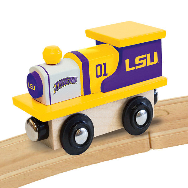 LSU Tigers Wooden Toy Train Engine by Masterpieces