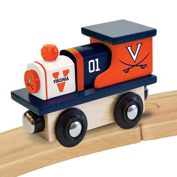 Virginia Cavaliers Wooden Toy Train Engine by Masterpieces