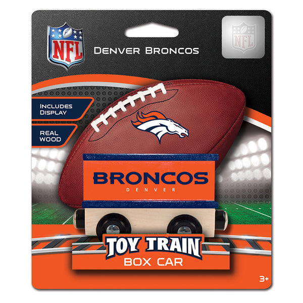 Denver Broncos Box Car Wooden Toy Train by Masterpieces