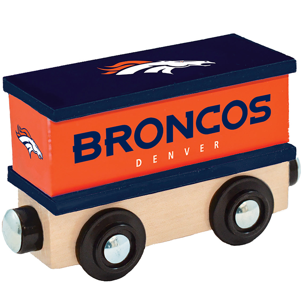 Denver Broncos Box Car Wooden Toy Train by Masterpieces