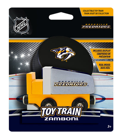 Nashville Predators Wooden Toy Zamboni Train Engine by Masterpieces