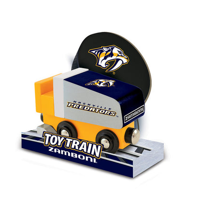 Nashville Predators Wooden Toy Zamboni Train Engine by Masterpieces