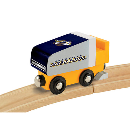 Nashville Predators Wooden Toy Zamboni Train Engine by Masterpieces