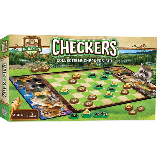 National Parks Checkers Board Game by Masterpieces